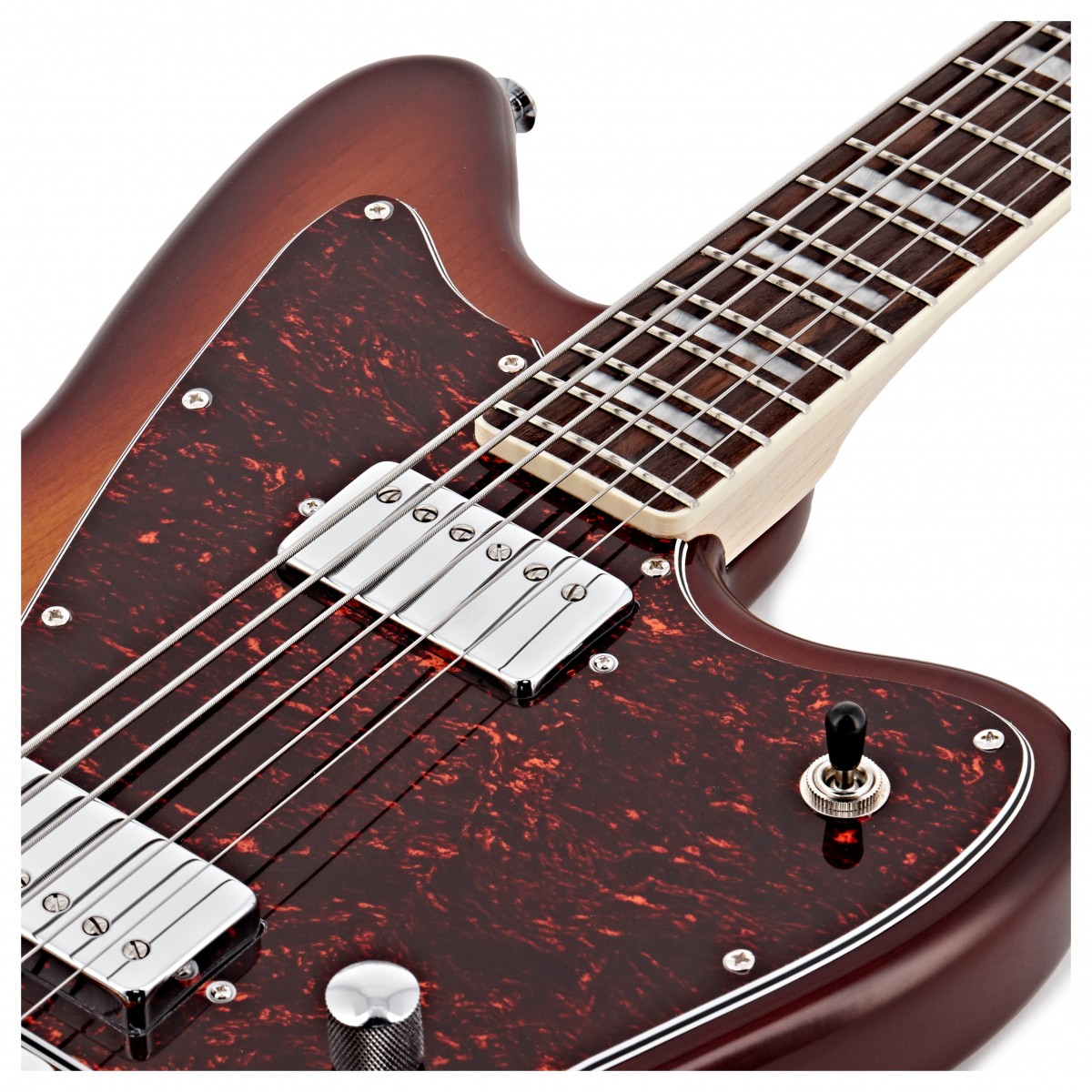 SubZero Rogue VI Baritone Electric Guitar, Tobacco Sunburst